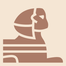 egyptian sphinx icon